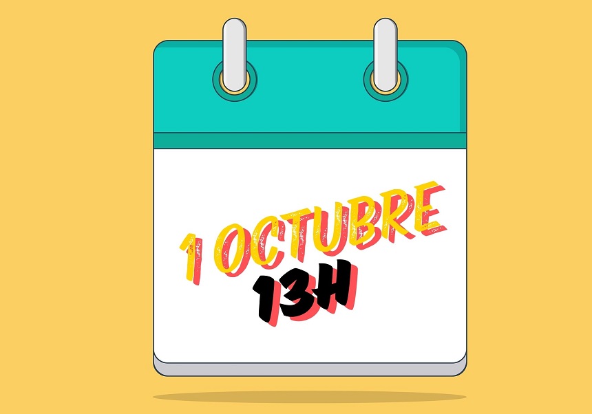 Fulla de calendari amb la data 1 d'octubre.